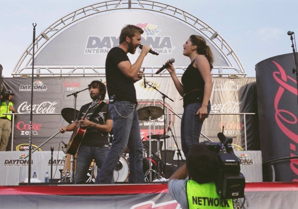 Lady Antebellum Coke Zero 400 Pre-Race Fan Concert and Anthem