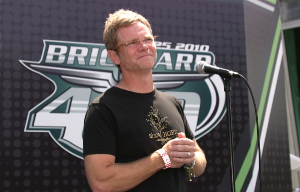 Steven Curtis Chapman Pre-race concert, and Anthem. Brickyard 400 - Indianapolis Motor