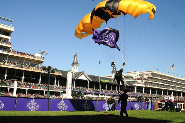 United States Army Golden Knights Breeder's Cup Opening Ceremonies Churchill Downs
