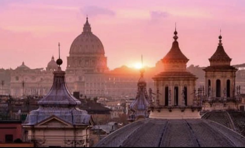 Sunset City of Rome for Ryder Cup event