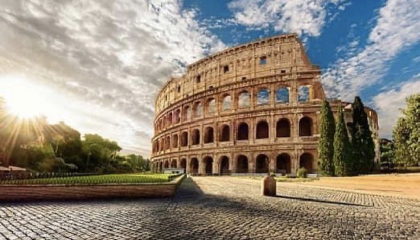 Rome colosseum at Ryder Cup event