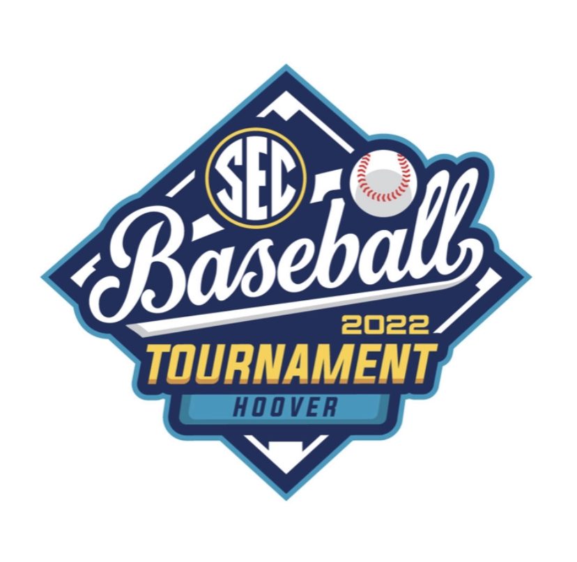 SEC Baseball Tournament Branding Poster White Background